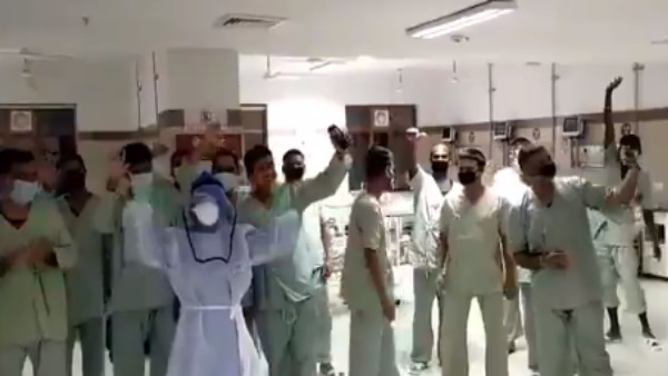 42 BSF jawans won battle with Coronavirus, dance VIDEO Viral 42 BSF jawans won battle with Coronavirus, dance VIDEO Viral