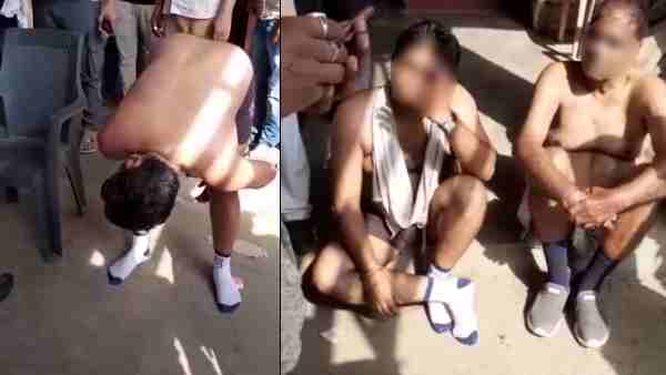 rss leader beaten father and son in hardoi video goes viral rss leader beaten father and son in hardoi video goes viral