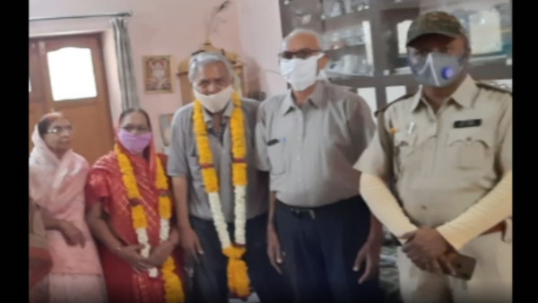 एसएचओ जब्बर सिंह पहुंचे घर