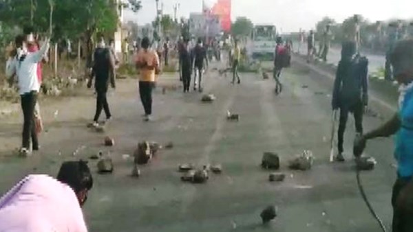 migrant workers create ruckus in rajkot migrant workers create ruckus in rajkot