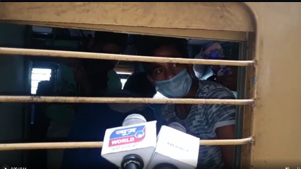 Special Train from Bengaluru to Danapur carrying 12 hundred laborers Special Train from Bengaluru to Danapur carrying 12 hundred laborers