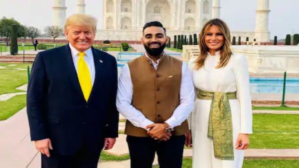Nitin Singh who guided Trump at Taj Mahal in now play corona warriors role in agra Nitin Singh who guided Trump at Taj Mahal in now play corona warriors role in agra