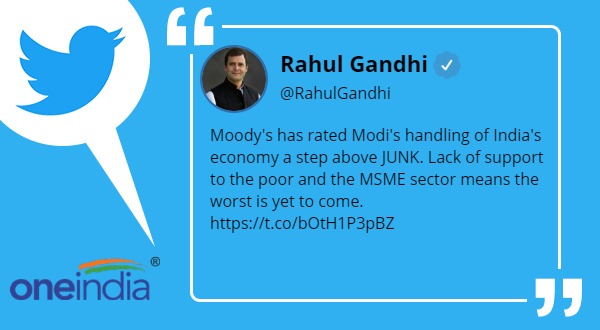 Rahul Gandhi Attacks PM modi Over Moodys Rating , says worst is yet to come Rahul Gandhi Attacks PM modi Over Moodys Rating , says worst is yet to come