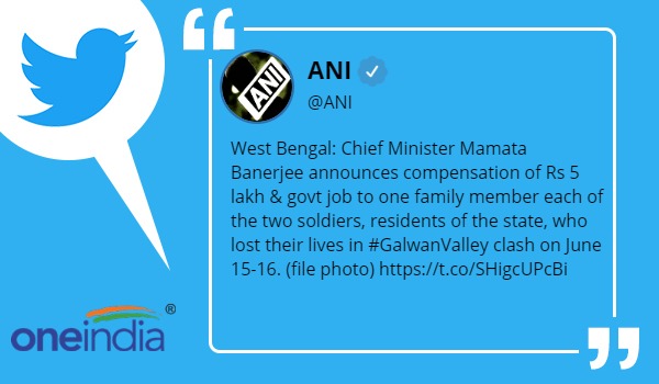 West Bengal govt announces compensation of Rs 5 lakh & govt job to 1 family member each of soldiers West Bengal govt announces compensation of Rs 5 lakh & govt job to 1 family member each of soldiers