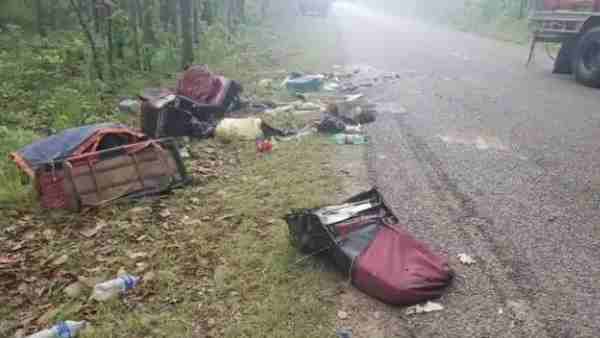 12 workers going from bahraich to nepal by bus died in road accident 12 workers going from bahraich to nepal by bus died in road accident