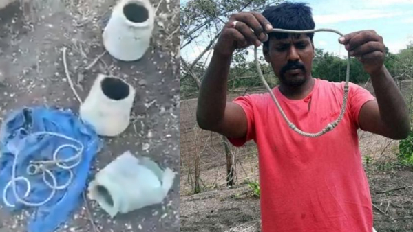 पुलिस ने की पूरे खेत में खुदाई