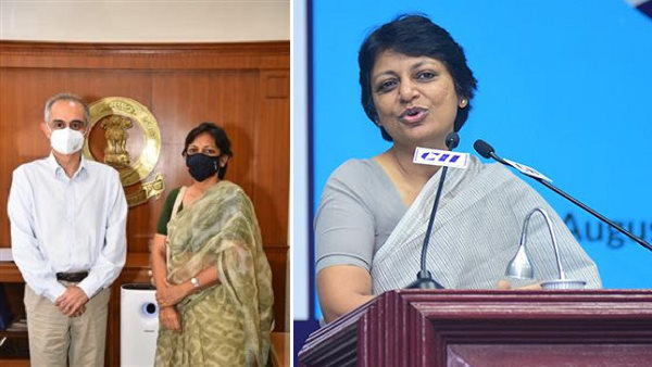उद्योग विभाग में अतिरिक्त मुख्य सचिव के पद पर थीं विनी
