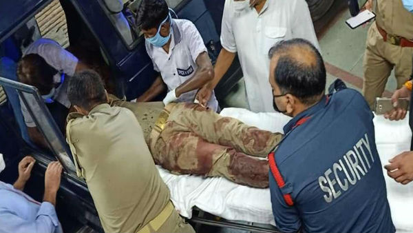 कानपुर में 8 पुलिसकर्मी शहीद