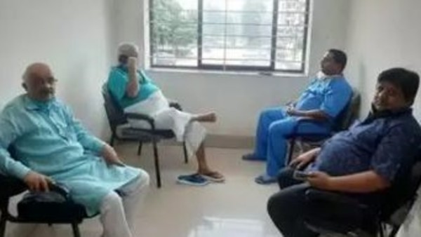 लालू की तस्वीर पर बवाल