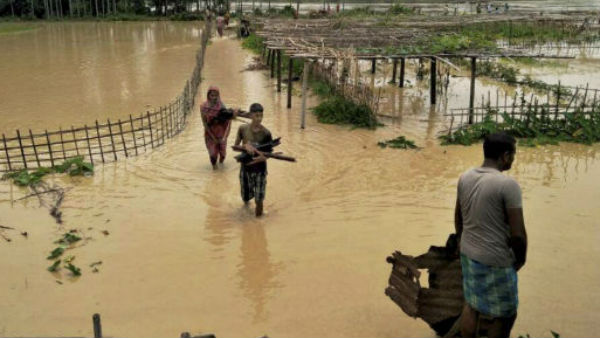 ब्रह्मपुत्र नदी खतरे के निशान से ज्यादा ऊपर