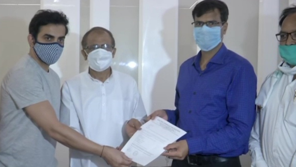 Gautam Gambhir assigned 50 beds isolation ward to Delhi government said Things improved after the intervention of the Center Gautam Gambhir assigned 50 beds isolation ward to Delhi government said Things improved after the intervention of the Center