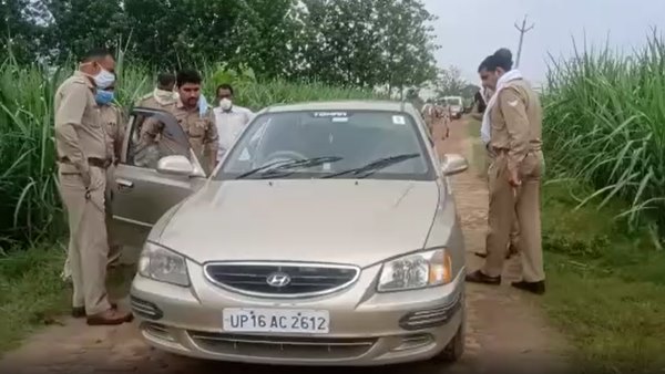 ghaziabad man murdered in hapur body found in car ghaziabad man murdered in hapur body found in car