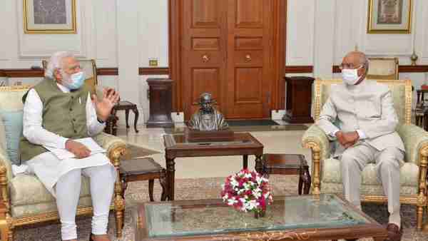 Prime Minister Narendra Modi called on President Ram Nath Kovind Prime Minister Narendra Modi called on President Ram Nath Kovind