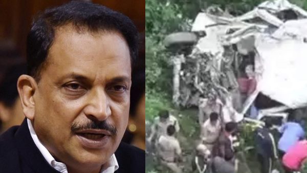 bjp leader rajiv pratap rudy relative died in road accident in mussoorie bjp leader rajiv pratap rudy relative died in road accident in mussoorie