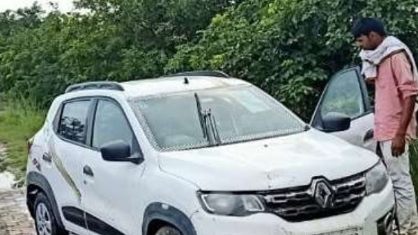 Body of noida man found in car which found in canal of Safai Body of noida man found in car which found in canal of Safai