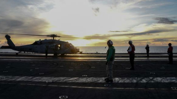 US Navy की एक्सरसाइज जारी