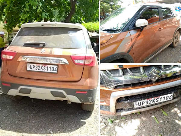 इस कार से उज्जैन आया था विकास?