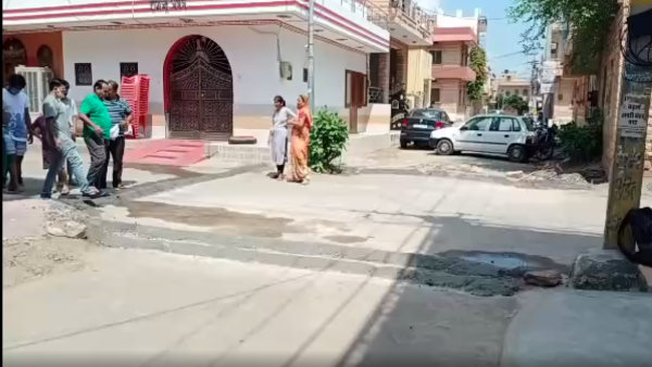Hit and run case in Jodhpur, incident recorded in CCTV camera Hit and run case in Jodhpur, incident recorded in CCTV camera