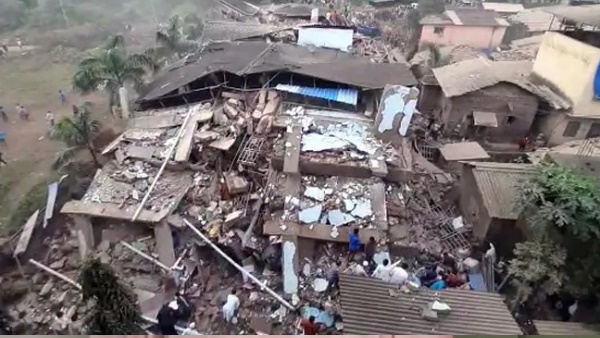 building collapsed in Raigad district of Maharashtra many people feared trapped in debris building collapsed in Raigad district of Maharashtra many people feared trapped in debris
