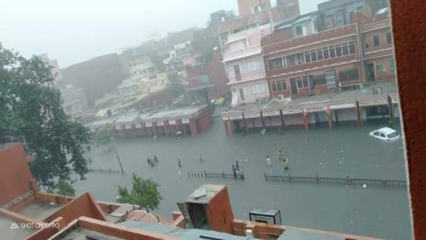 जयपुर में एक दिन की बारिश का रिकॉर्ड