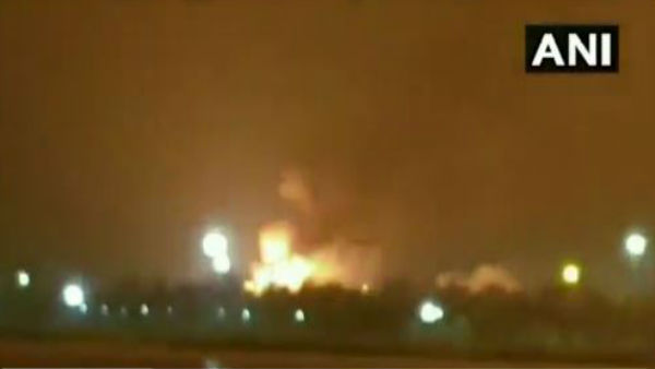 Gujarat: A fire breaks out at an ONGC plant in Surat Gujarat: A fire breaks out at an ONGC plant in Surat
