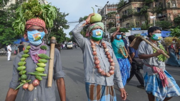 Photos of farmers protest on Bharat Bandh against farm bill 2020 Photos of farmers protest on Bharat Bandh against farm bill 2020