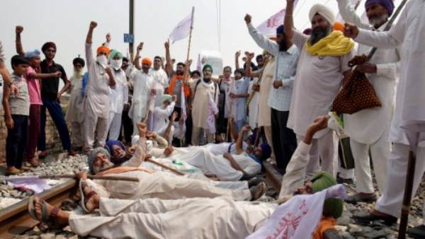 पंजाब और हरियाणा में व्यापक प्रदर्शन