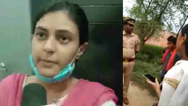 mla aditi singh sister Devanshi Singh rebukes the inspect pankaj sonkar mla aditi singh sister Devanshi Singh rebukes the inspect pankaj sonkar