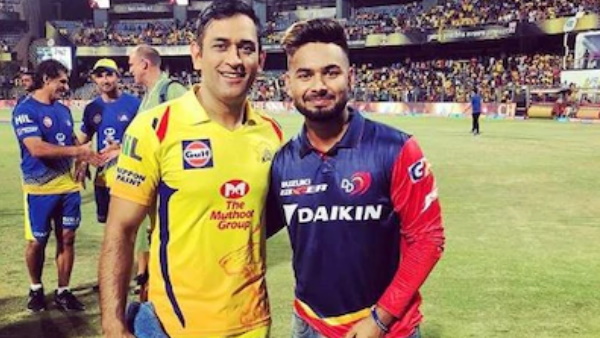 पंत ने धोनी के डोले छूकर लिया जायजा
