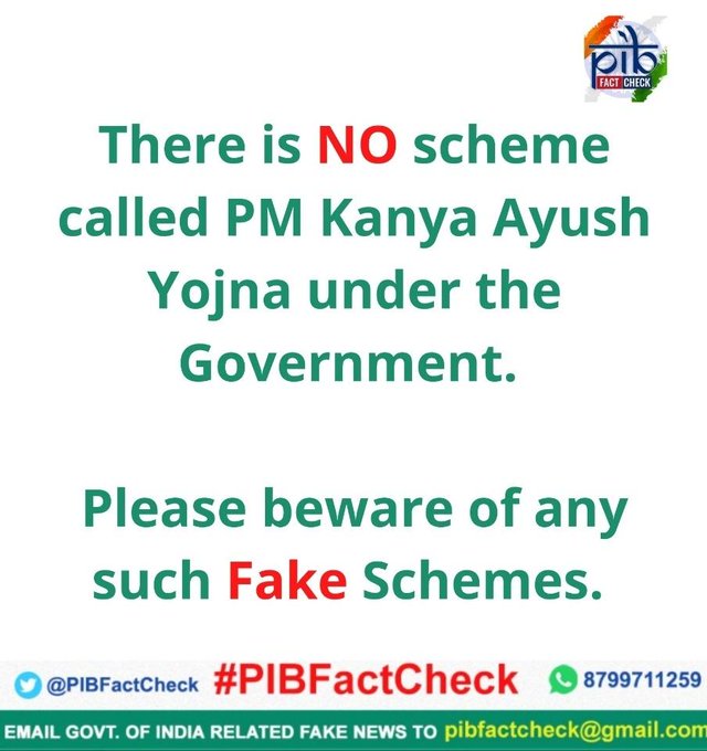 Fact Check government is providing 2000 to girl child under PM Kanya Ayush Yojana fake news Fact Check government is providing 2000 to girl child under PM Kanya Ayush Yojana fake news