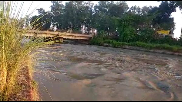 प्रेमी तैरकर बाहर निकल आया और भाग निकला