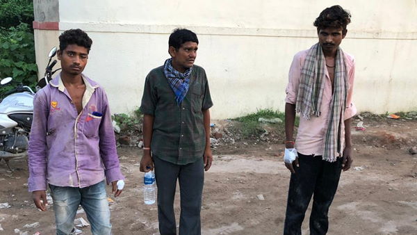 a Iron Ladder Collides With electrical Wire, five Laborers dead, three injured at gandhinagar a Iron Ladder Collides With electrical Wire, five Laborers dead, three injured at gandhinagar