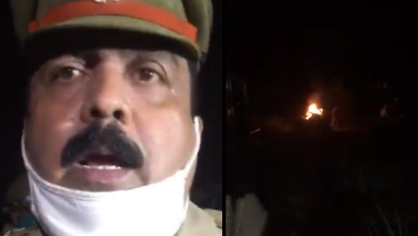Hathras case Police officer said he has no right to speak in India Hathras case Police officer said he has no right to speak in India