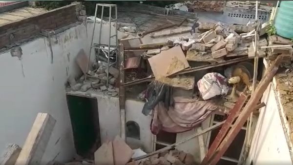 one dead two injured after house collapse in meerut one dead two injured after house collapse in meerut