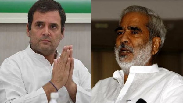 rahul gandhi pays tribute to former union minister raghuvansh prasad singh rahul gandhi pays tribute to former union minister raghuvansh prasad singh