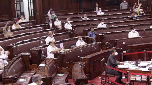 Aircraft Amendment Bill 2020 Passed in Rajya Sabha Congress protests Aircraft Amendment Bill 2020 Passed in Rajya Sabha Congress protests