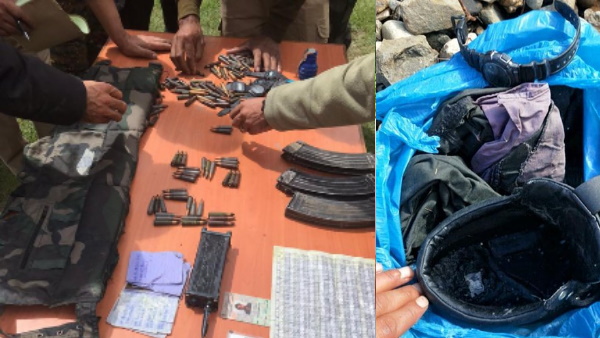 The terrorists had prepared for the war the army recovered huge amount of arms and ammunition The terrorists had prepared for the war the army recovered huge amount of arms and ammunition