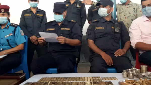 motihar nepal police recovered jewellery of 119 crore rupees from bjp candidate brother house motihar nepal police recovered jewellery of 119 crore rupees from bjp candidate brother house