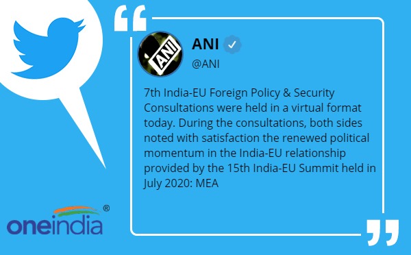 India and EU discuss India and EU discuss