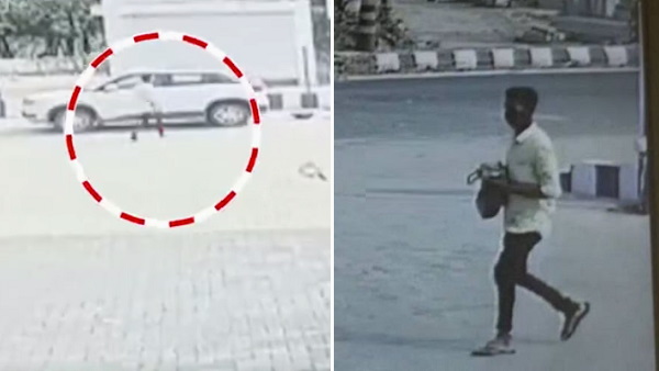 Gold worth Rs 20 lakh stolen from a car in Ahmedabad Gold worth Rs 20 lakh stolen from a car in Ahmedabad