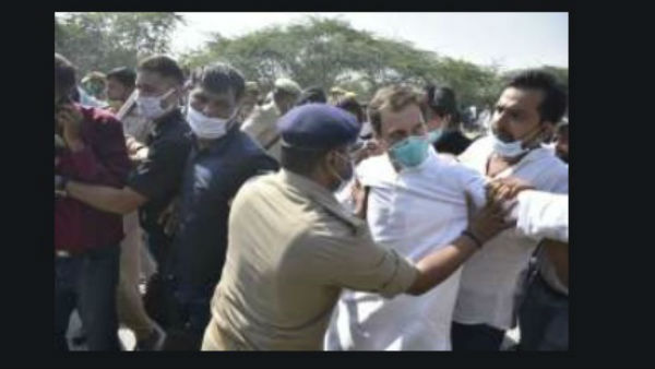 राहुल गांधी को लगी थी हाथ में चोट