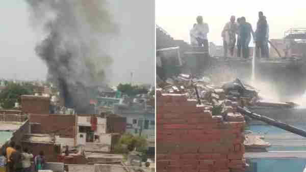 Agra: explosion in a firecracker warehouse three killed Agra: explosion in a firecracker warehouse three killed
