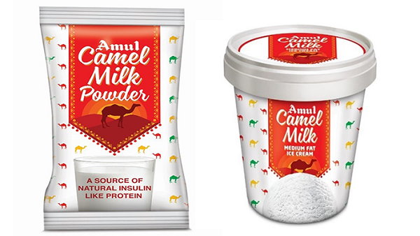 Amul Launches Camel Milk Ice Cream and Milk Powder with Longer Shelf Life Amul Launches Camel Milk Ice Cream and Milk Powder with Longer Shelf Life