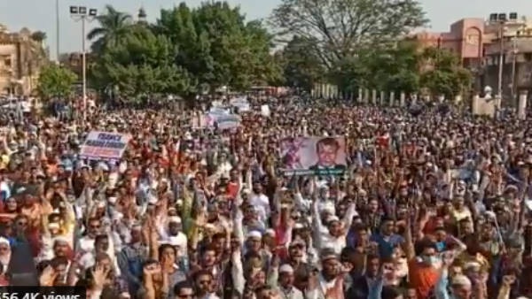 Protest in Bhopal against French President Macron, CM Chauhan said - will deal strictly Protest in Bhopal against French President Macron, CM Chauhan said - will deal strictly