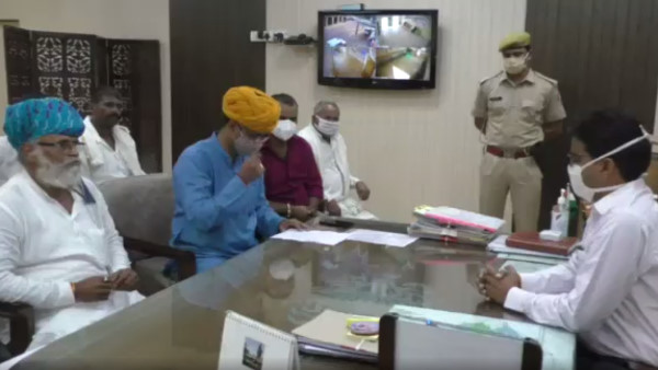 भरतपुर पहुंचा प्रतिनिधिमंडल