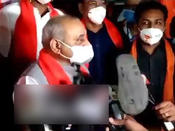 a BJP Worker arrested in case of Slipper throw on Gujarat Deputy CM Nitin Patel a BJP Worker arrested in case of Slipper throw on Gujarat Deputy CM Nitin Patel