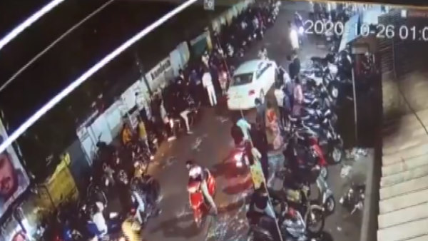 Jabalpur Police Sub Inspector dragged on bonnet of car Video goes viral Jabalpur Police Sub Inspector dragged on bonnet of car Video goes viral