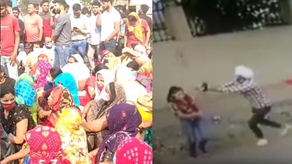 Nikita Murder: family protested and demanded hearing in fast track court Nikita Murder: family protested and demanded hearing in fast track court