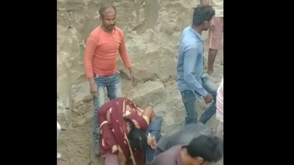 Three children lost life after falling in well Three children lost life after falling in well