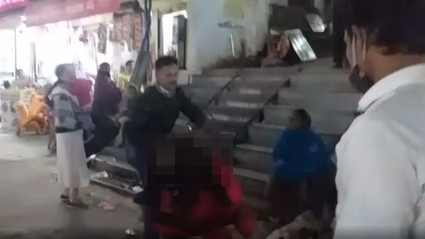 Video of young man dragging womans hair near Ajmer Khwaja Saheb dargah Video of young man dragging womans hair near Ajmer Khwaja Saheb dargah